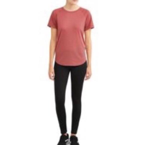 Athletic Works Active Drawstring Tie Back Short Sleeve T-Shirt - Picture 3 of 7